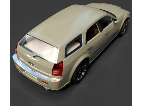 Wagons - Chrysler 300C Touring - High-Poly 3D Model