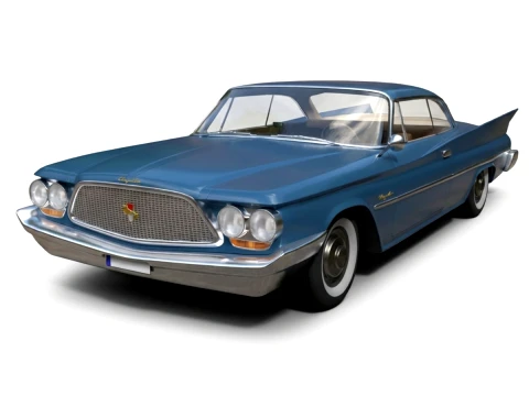 Classic Cars - Chrysler Saratoga - High-Poly 3D मॉडल