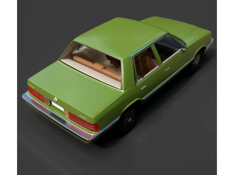 Sedans - Dodge Aries K - High-Poly 3D Model