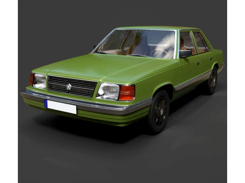 Sedans - Dodge Aries K - High-Poly 3D Model