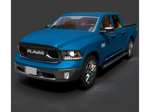 Pick-up Trucks - Dodge Ram 1500 - High-Poly 3D मॉडल