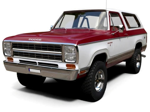 SUVs - Dodge Ramcharger - High-Poly 3D मॉडल