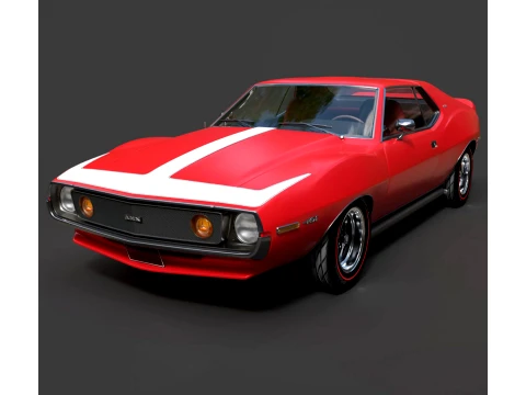 Classic Cars - AMC AMX SST - High-Poly 3D मॉडल