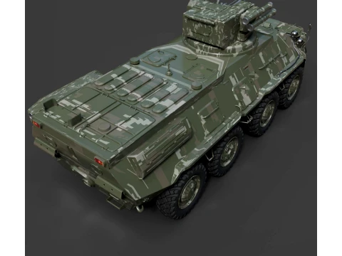 Military Vehicles - BTR-3E - High-Poly 3D Model