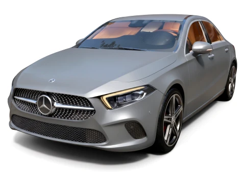 Mercedes-Benz A-Class Sedan - High-Poly 3D Model