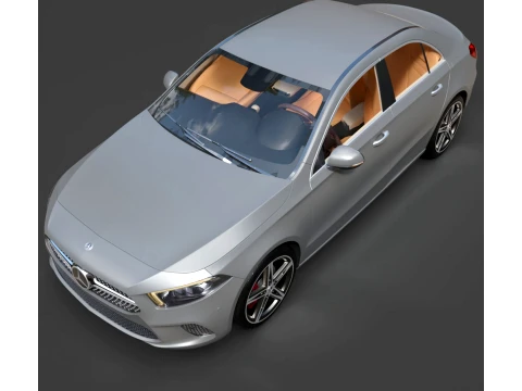 Mercedes-Benz A-Class Sedan - High-Poly 3D Model