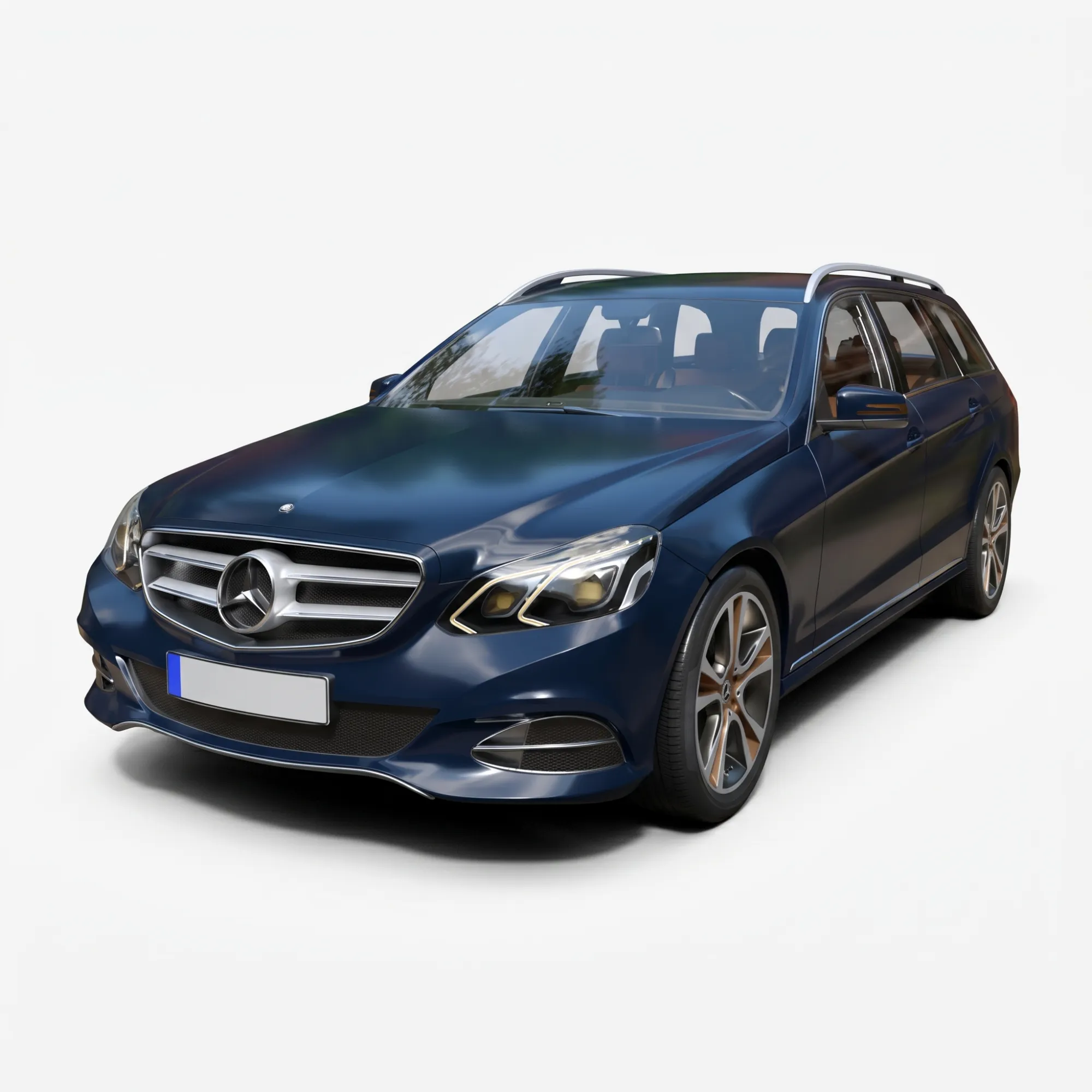 Wagons - Mercedes-Benz E-Class Estate - High-Poly 3D Model .c4d .max .obj .3ds .fbx .stl .blend 