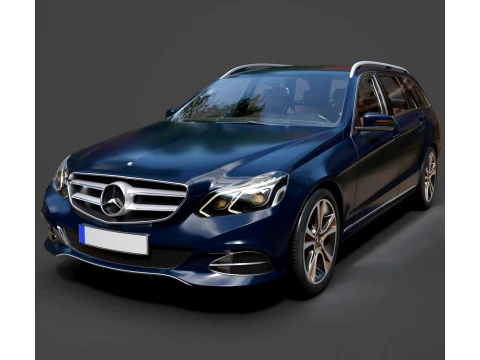 Wagons - Mercedes-Benz E-Class Estate - High-Poly 3D Model
