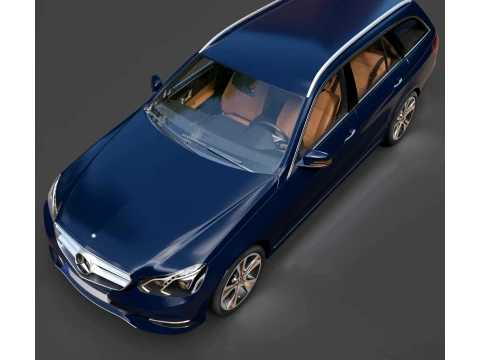 Wagons - Mercedes-Benz E-Class Estate - High-Poly 3D Model