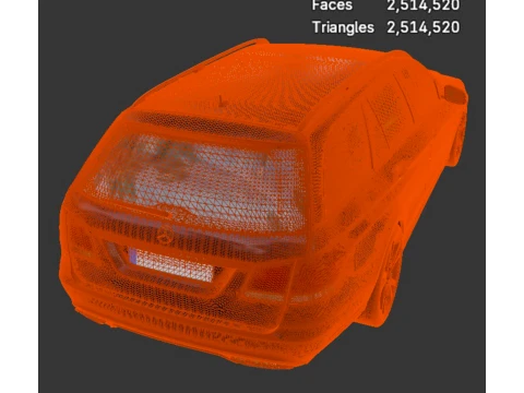 Wagons - Mercedes-Benz E-Class Estate - High-Poly 3D Model