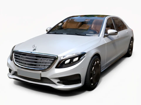 Mercedes-Benz Maybach - High-Poly 3D Model