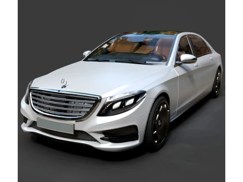 Mercedes-Benz Maybach - High-Poly 3D Model