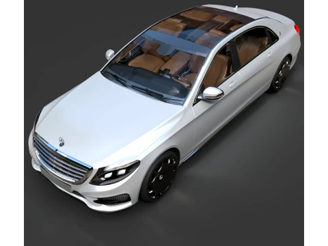 Mercedes-Benz Maybach - High-Poly 3D Model