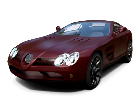 Mercedes-Benz SLR - High-Poly 3D Model