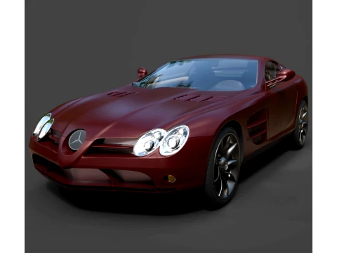 Mercedes-Benz SLR - High-Poly 3D Model