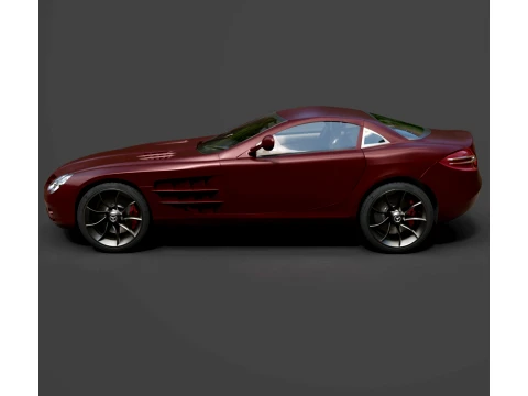 Mercedes-Benz SLR - High-Poly 3D Model