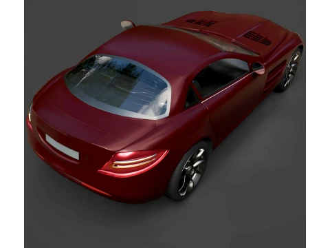 Mercedes-Benz SLR - High-Poly 3D Model