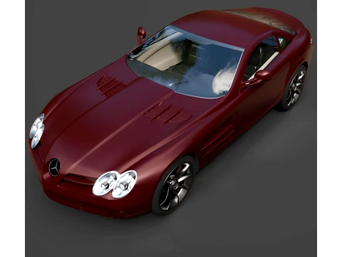 Mercedes-Benz SLR - High-Poly 3D Model