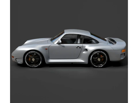 Porsche 959 - High-Poly 3D Model