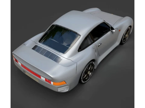 Porsche 959 - High-Poly 3D Model