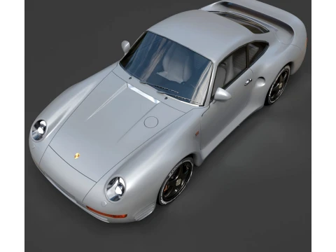 Porsche 959 - High-Poly 3D Model