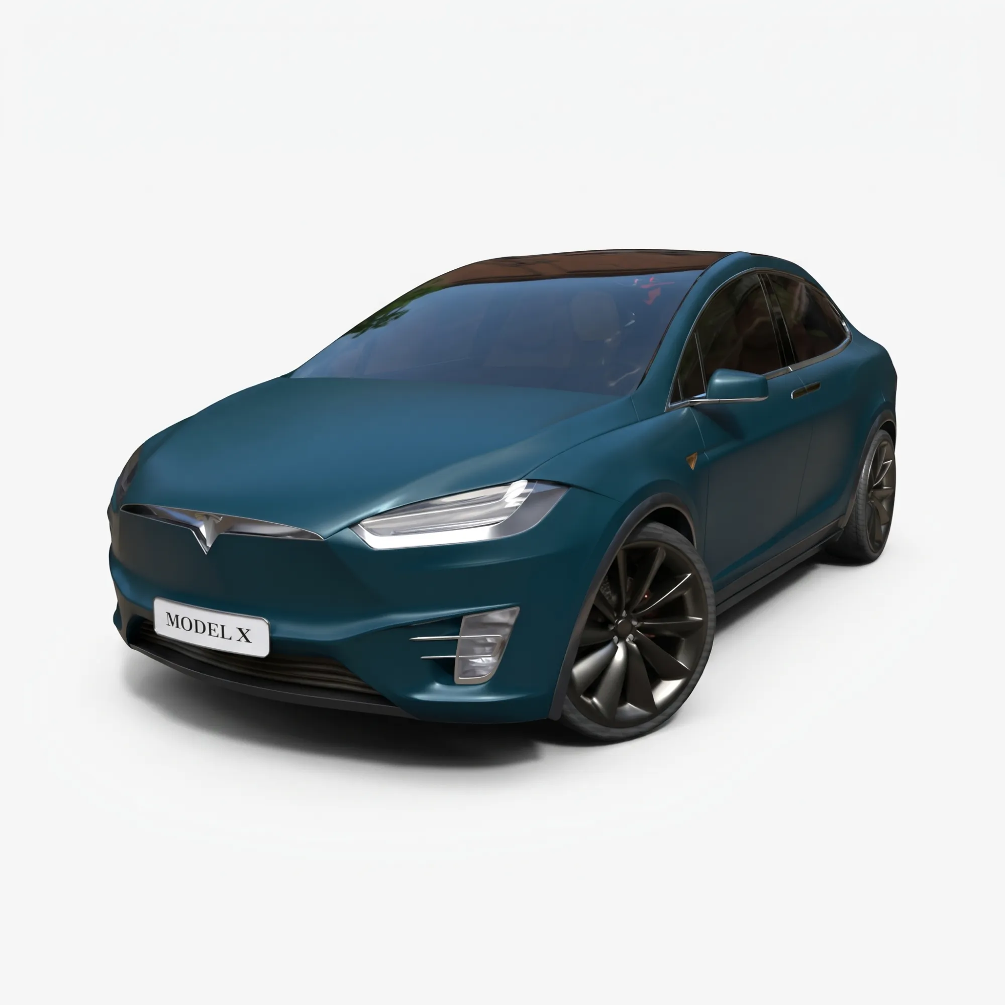 Tesla Model X - High-Poly 3D Model .c4d .max .obj .3ds .fbx .stl .blend