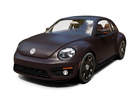 Volkswagen Beetle - High-Poly 3D Model