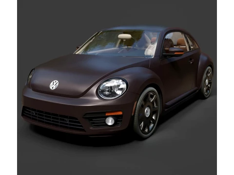 Volkswagen Beetle - High-Poly 3D Model