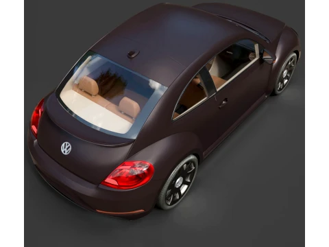 Volkswagen Beetle - High-Poly 3D Model