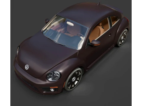 Volkswagen Beetle - High-Poly 3D Model