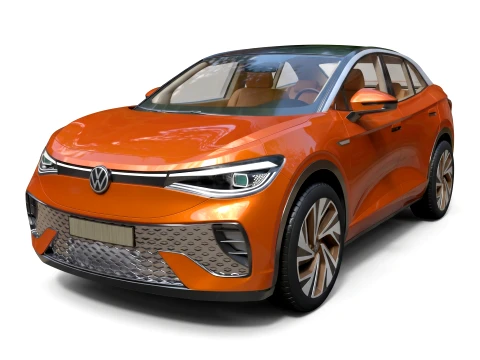 Volkswagen ID5 - High-Poly 3D Model