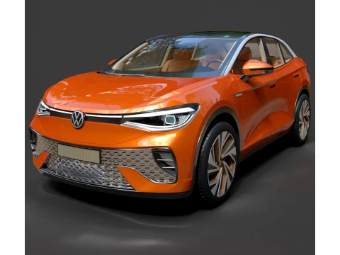 Volkswagen ID5 - High-Poly 3D Model