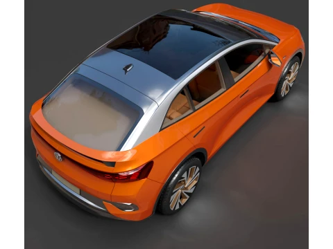 Volkswagen ID5 - High-Poly 3D Model