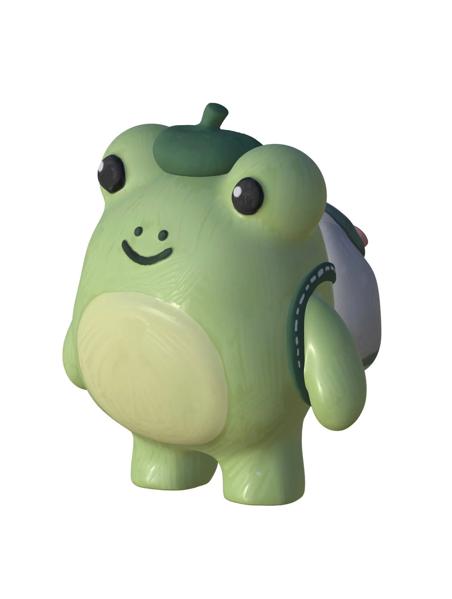 Froggy 3D Model .c4d .max .obj .3ds .fbx .stl .blend
