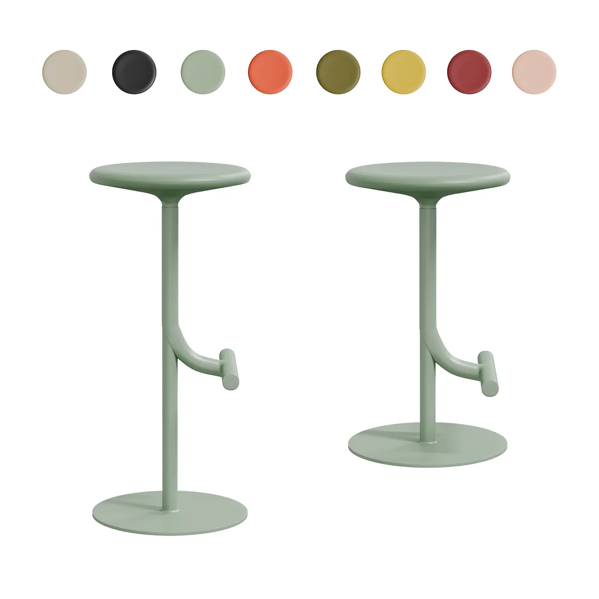 Bar stool TIBU 3D Model .c4d .max .obj .3ds .fbx .stl .blend
