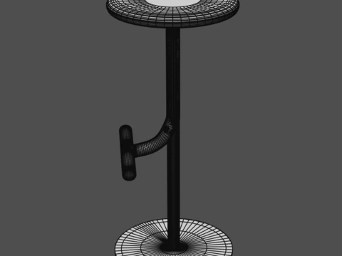 Bar stool TIBU 3D Model