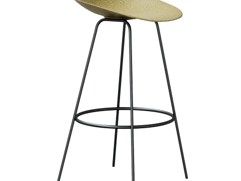 Tabouret de bar mat Modèle 3D