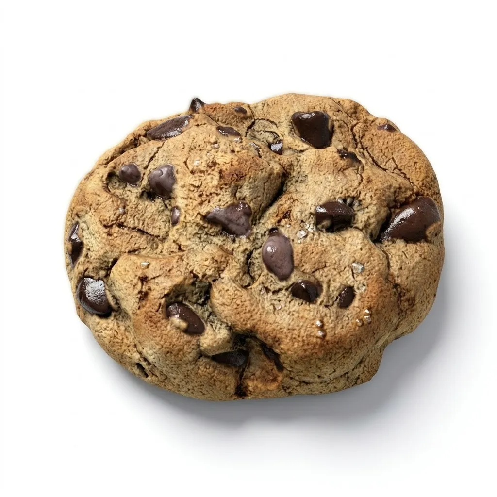 Realistic Chunky Chocolate Chip Cookie PBR 3D Model .c4d .max .obj .3ds .fbx .stl .blend 