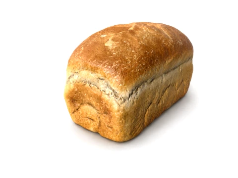 Pan de s&aacute;ndwich blanco: topolog&iacute;a limpia Modelo 3D