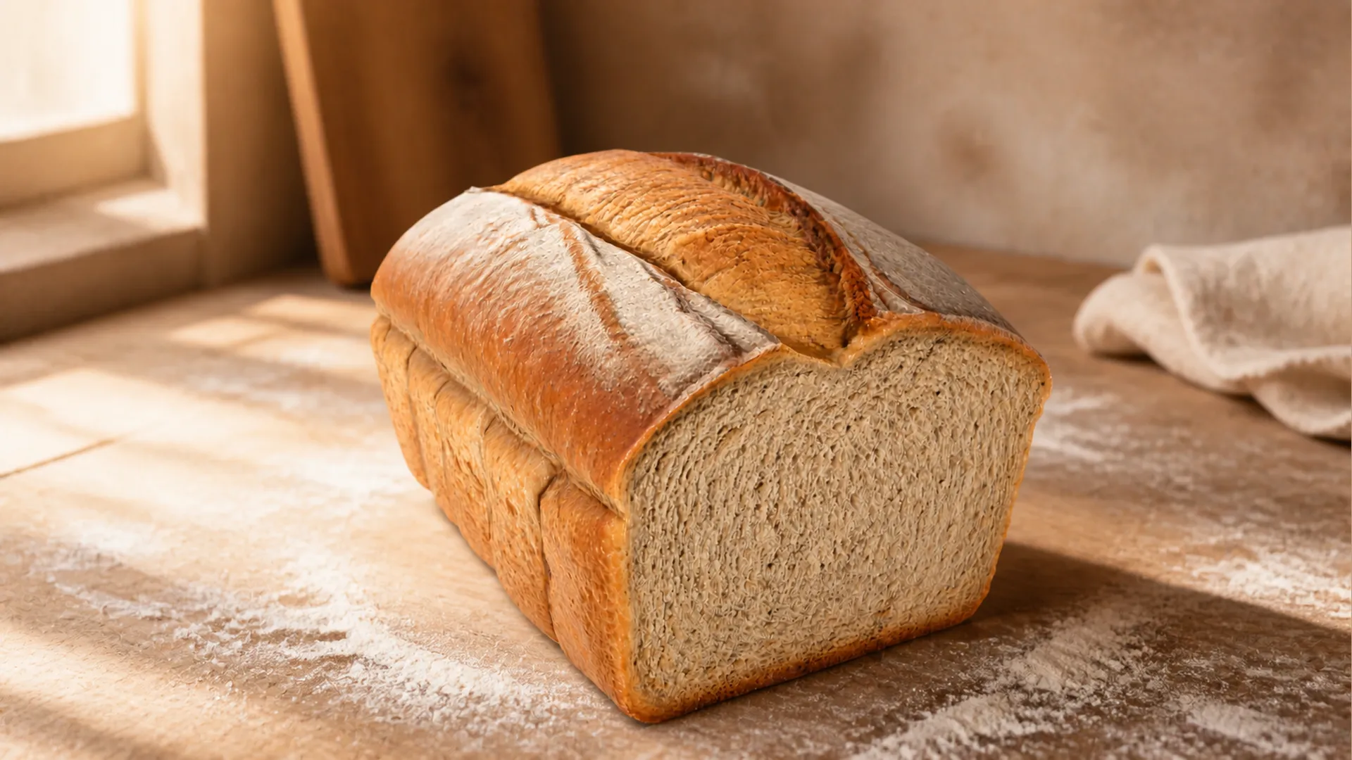 Artisan Bread Loaf - Textured Food 3D Model .c4d .max .obj .3ds .fbx .stl .blend 