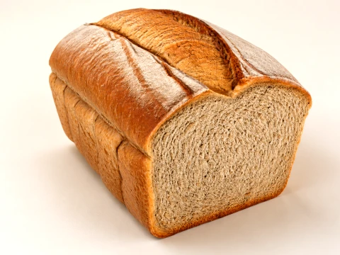 Artisan Bread Loaf - Textured Food 3D Model