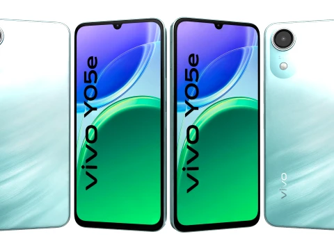 Vivo Y05e Crest Teal 3D Modell