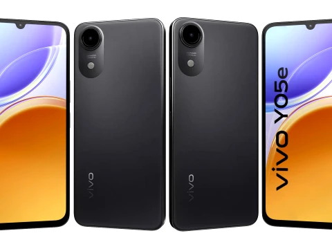 Vivo Y05e Grand Black 3D Model