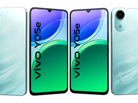 Vivo Y05e Grand Black And Crest Teal 3D Model