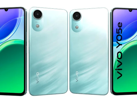 Vivo Y05e Grand Black And Crest Teal 3D Model