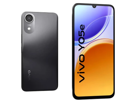 Vivo Y05e Grand Black And Crest Teal 3D Model