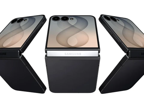 Samsung Galaxy Z Flip8 Graphite 3D Model