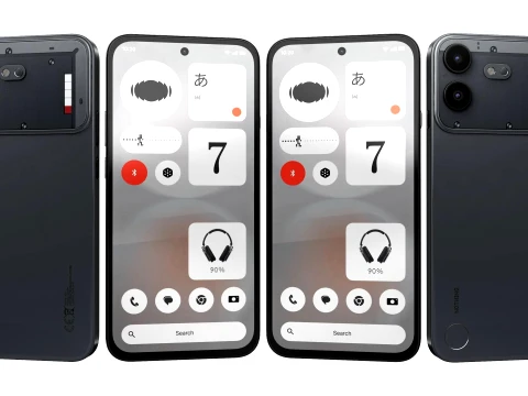 Nothing Phone 4b Black 3D Model