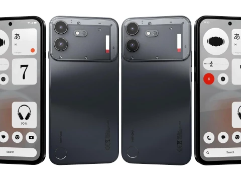 Nothing Phone 4b Black 3D Model