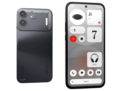 Nothing Phone 4b Black 3D Model